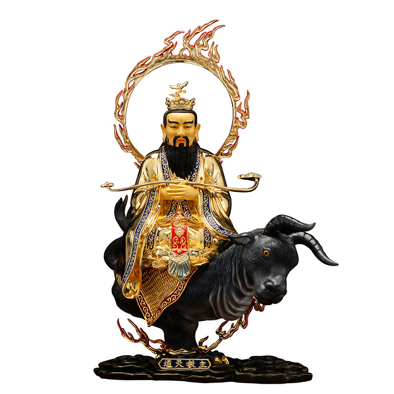教主神像通天混元大罗金仙灵宝天尊供奉摆件摆件