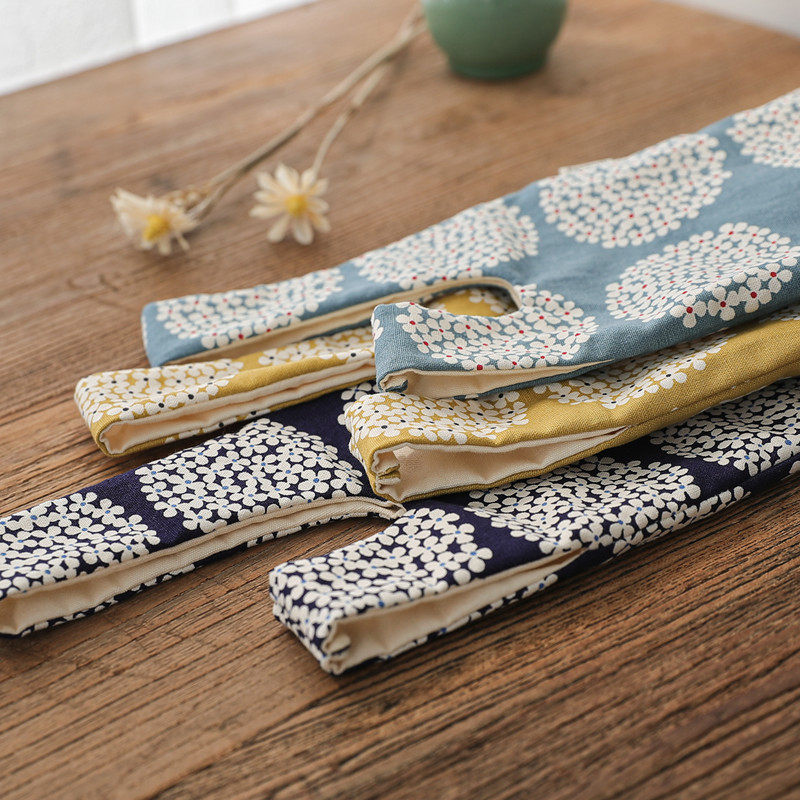 枫外包杯子水壶杯子手腕手工结式袋套水杯布艺杯套