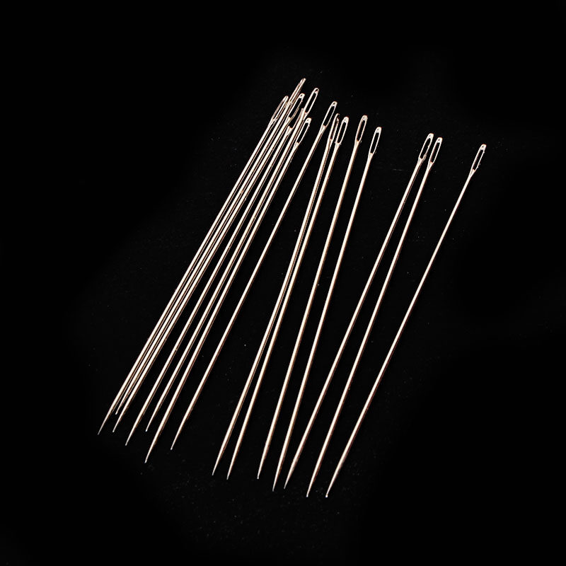缝纫针厚布针皮革针纳鞋底diy长针大小眼针针