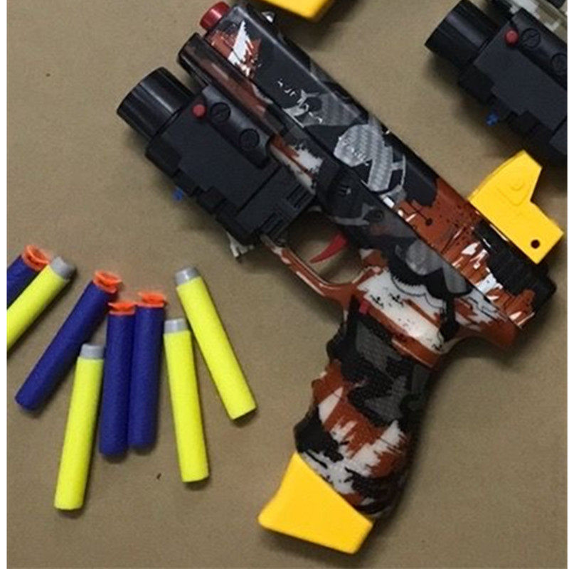 浩威软弹格洛克x3儿童玩具和平精英吃鸡x1x2软弹枪