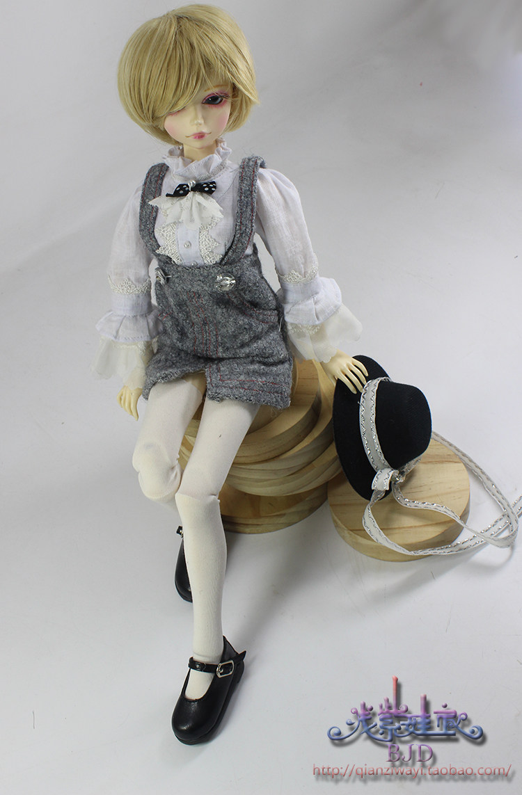 衣服bjdsd娃娃四分三分日常短裙裙装紫娃bjd娃娃