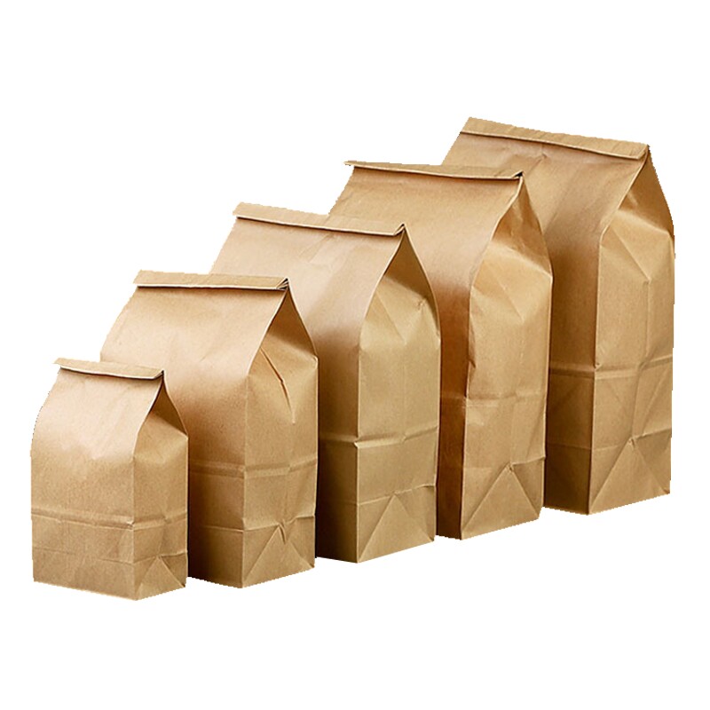 纸袋食品牛皮牛皮纸小吃包装袋汉堡面包烘焙打包牛皮纸袋