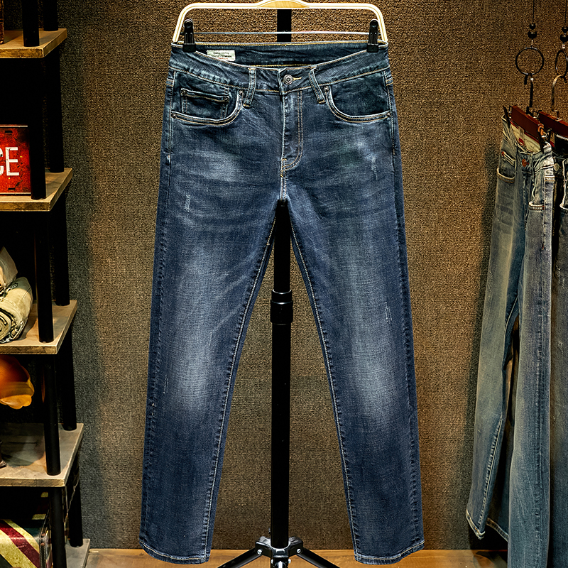 levis李维斯牛仔裤男春夏薄款小脚弹力修身直筒511抓痕韩版长裤潮