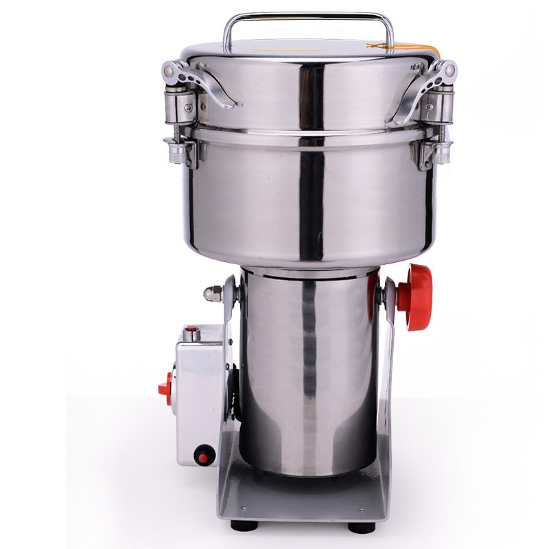 严宝不锈钢2500克大型打粉机超细研磨机中药粉碎机商用商用磨粉机