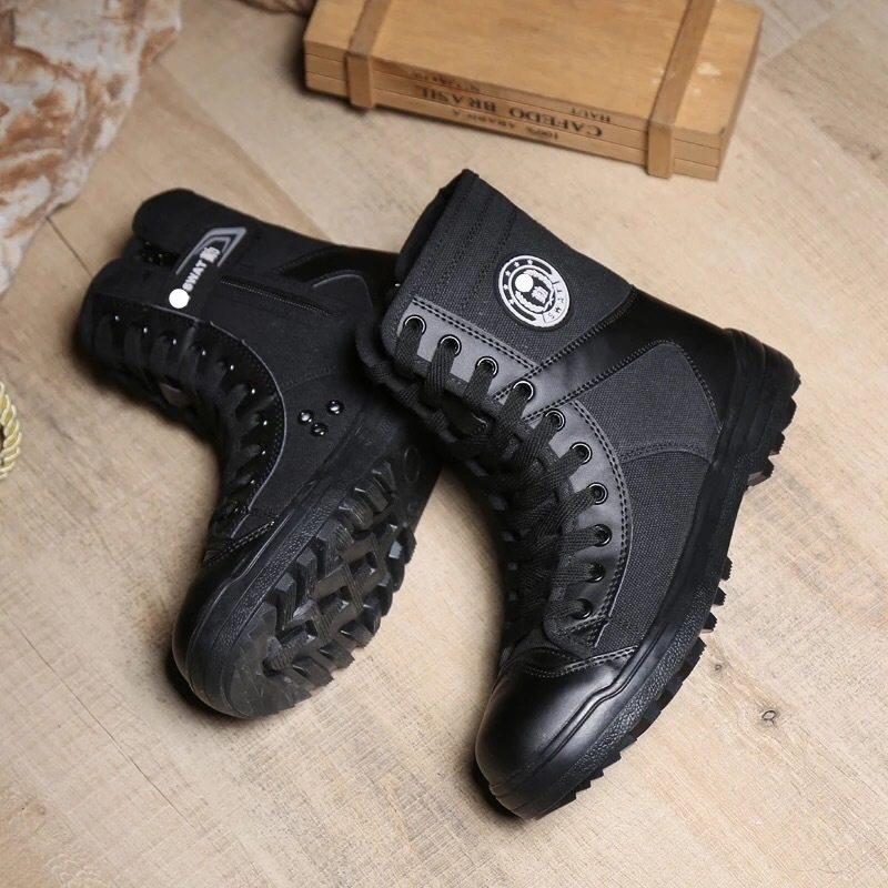 冬季安保战靴男作训马丁特勤鞋特训鞋战术作战战术靴