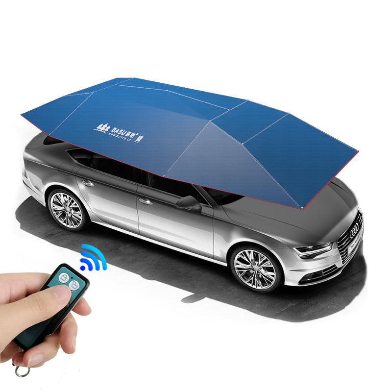 百羽车全自动汽车遮阳伞衣车防晒折叠挡板汽车车衣