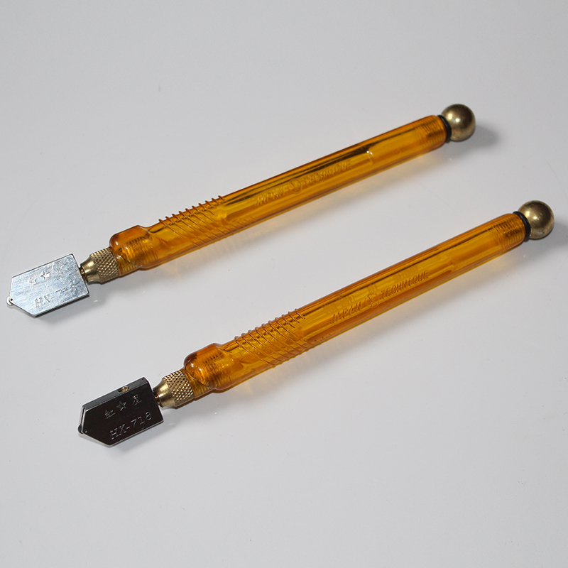 红星滚轮式手划玻璃刀 玻璃裁割刀(切割5-12mm玻璃)8元/支