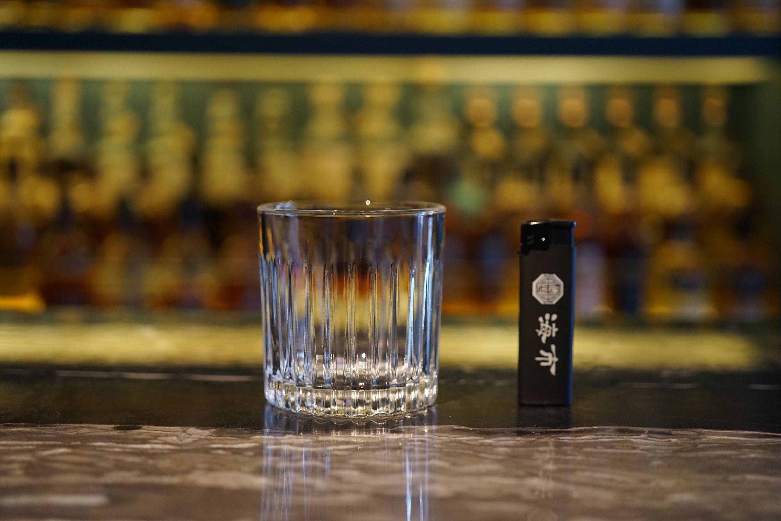 威士忌酒杯冰球箭刻花纹单一麦芽洋酒水杯异形