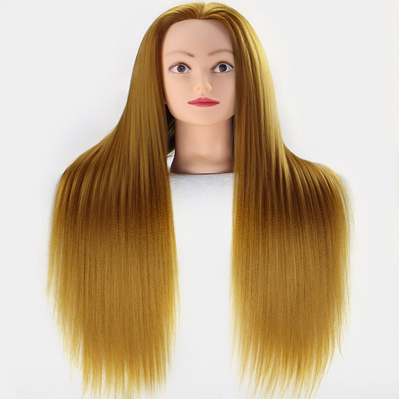 假发头模仿真公仔美发模特头假人头模型练习其它假发