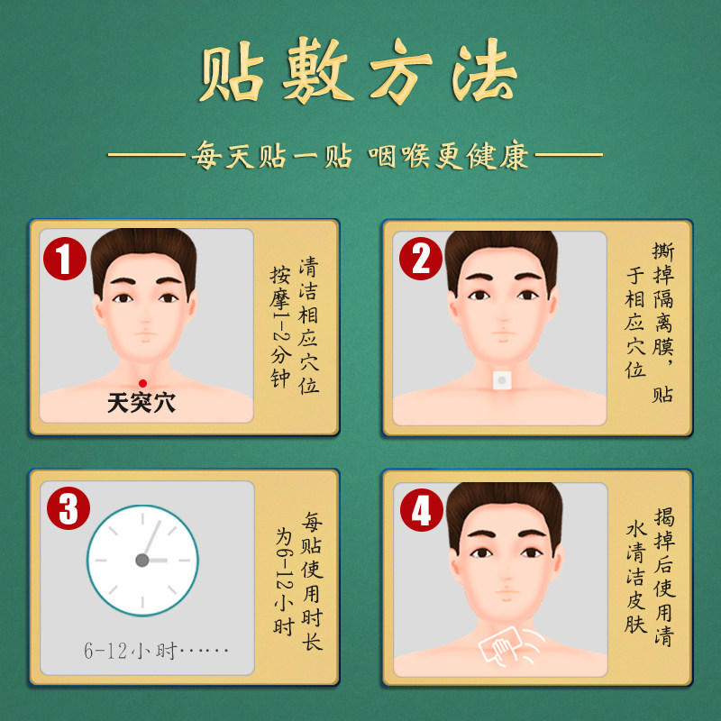 咽扁贴穴位压力刺激贴
