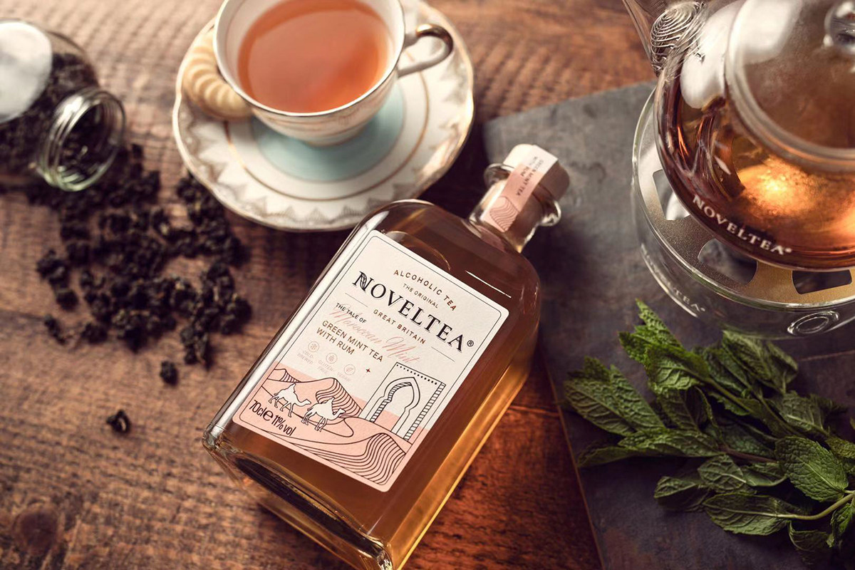 网红英国进口noveltea冷萃茶酒乌龙威士忌伯爵金酒果酒