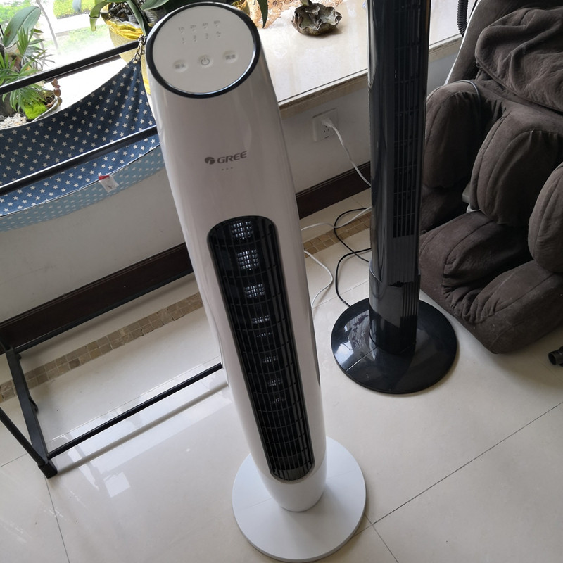 格力无叶风扇电风扇落地家用塔循环立式静音遥控无叶风扇