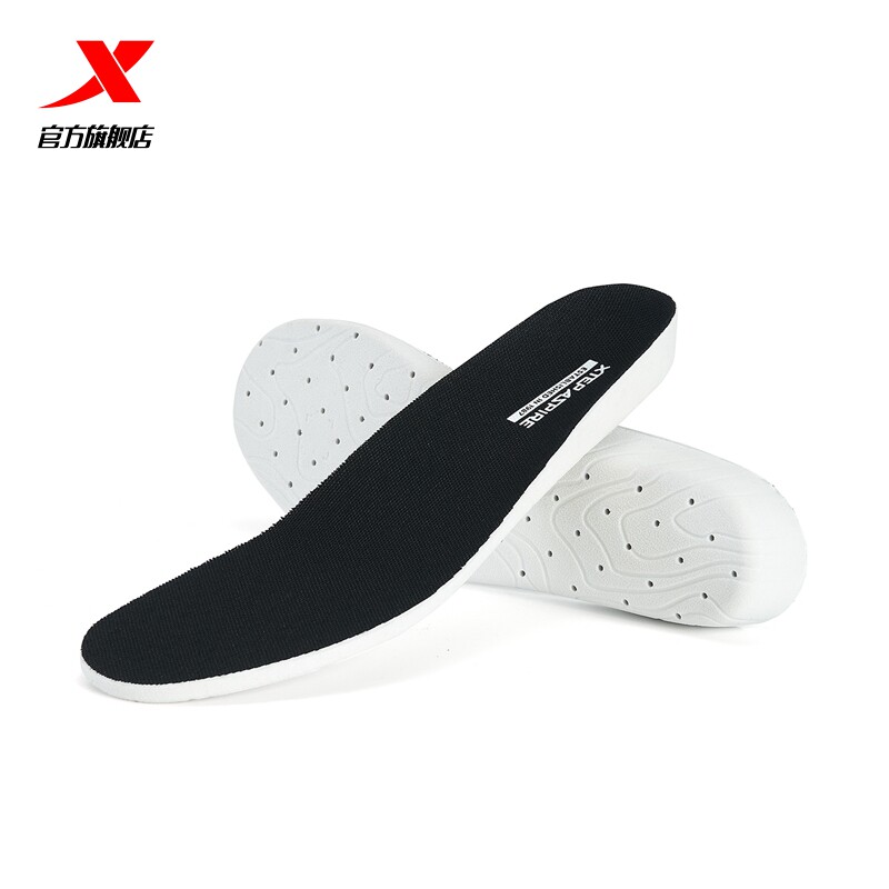 特步鞋垫男柔软运动鞋垫女新款透气舒适减震运动跑步透气鞋垫