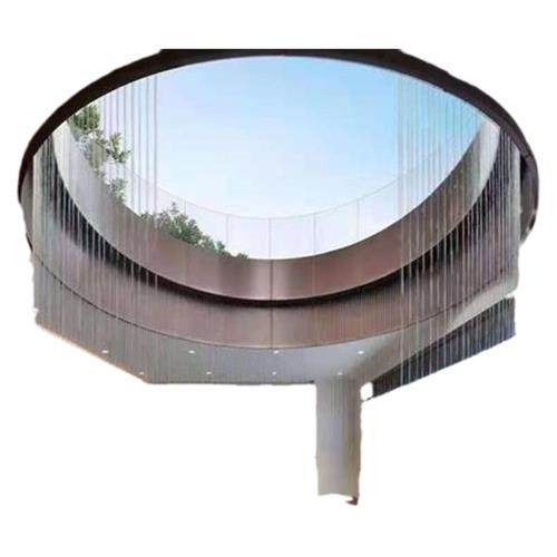 水幕摆件喷泉高空户外水景拉线水帘数控光纤脏衣篮