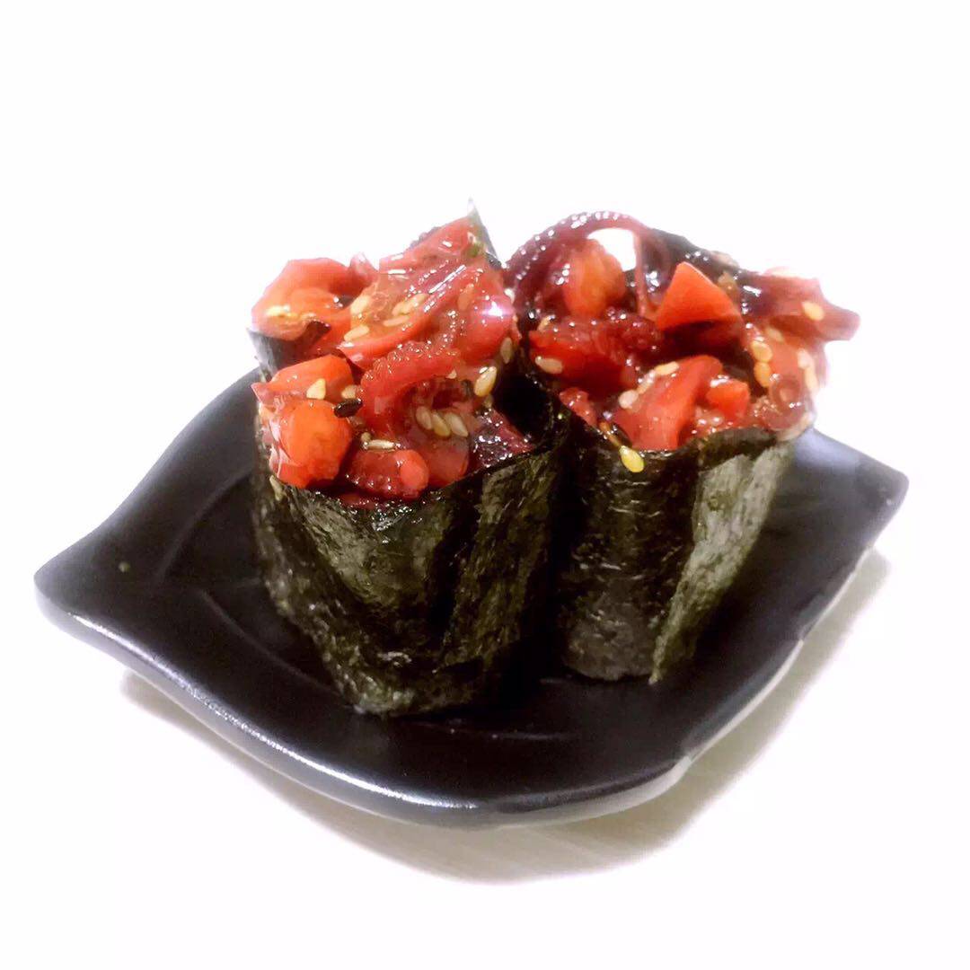 寿司tl芝麻八爪鱼 解冻即食广东味付章鱼八爪鱼 2kg装 寿司材料包