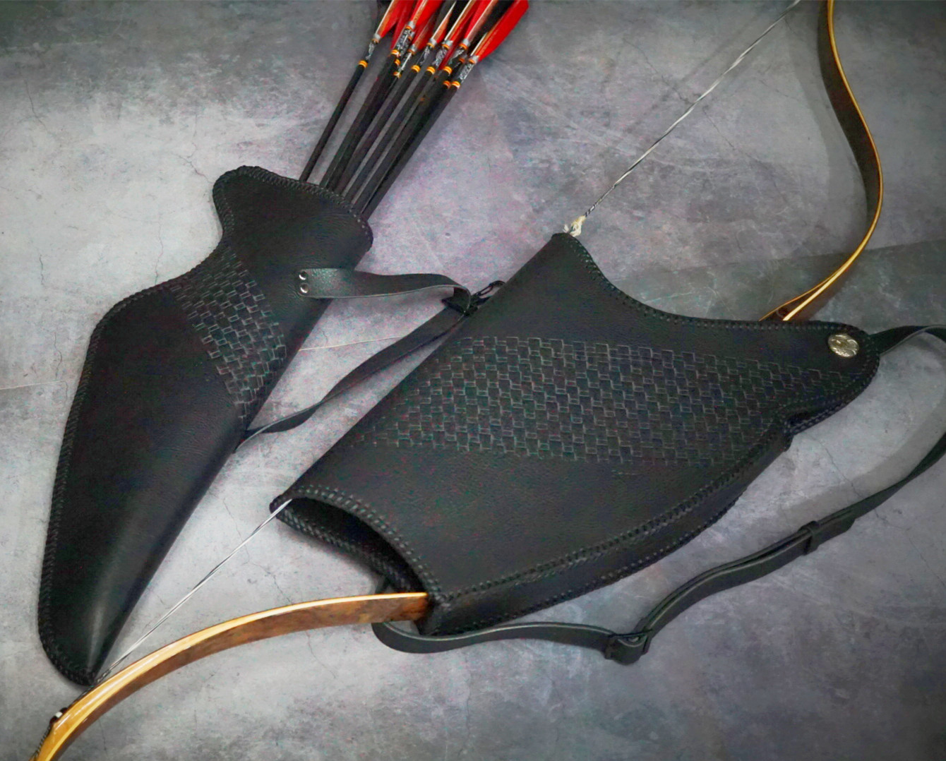 慧革手传统蒙古射箭弓箭箭囊箭袋弓囊弓袋骑射通用款女包