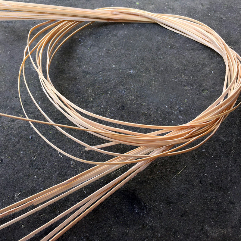 竹编皮毛黄皮毛竹片篾丝婚庆篾匠竹条料细丝竹竹编