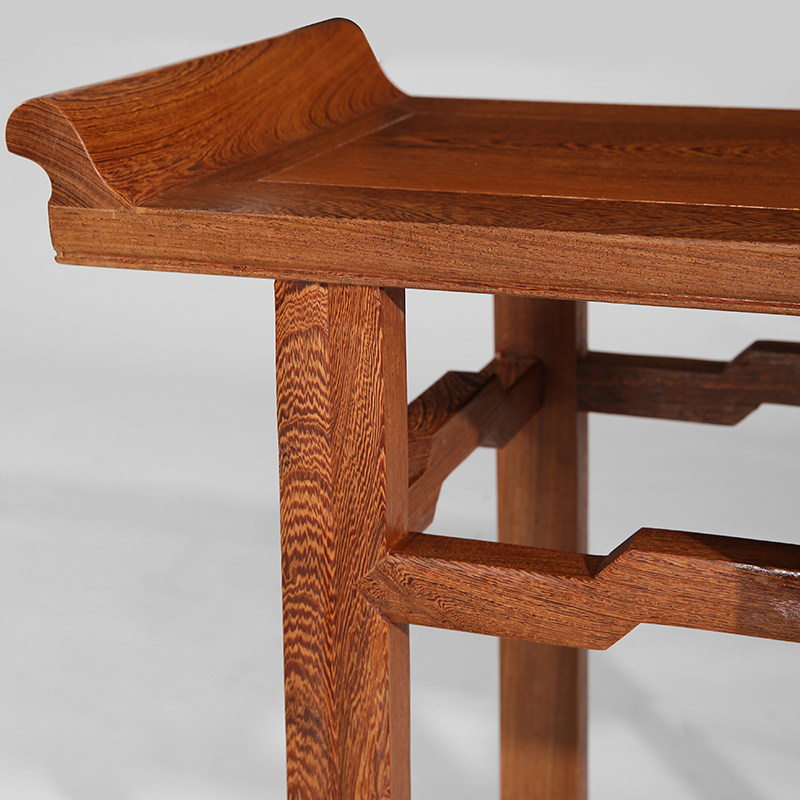 玄关红木家具古条桌仿佛台条供桌禅意实木新中式鸡翅条案