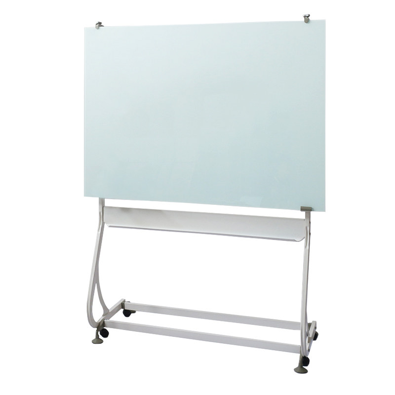 钢化玻璃白板挂式壁挂式磁性大白板支架式写字板会议办公留言板黑板