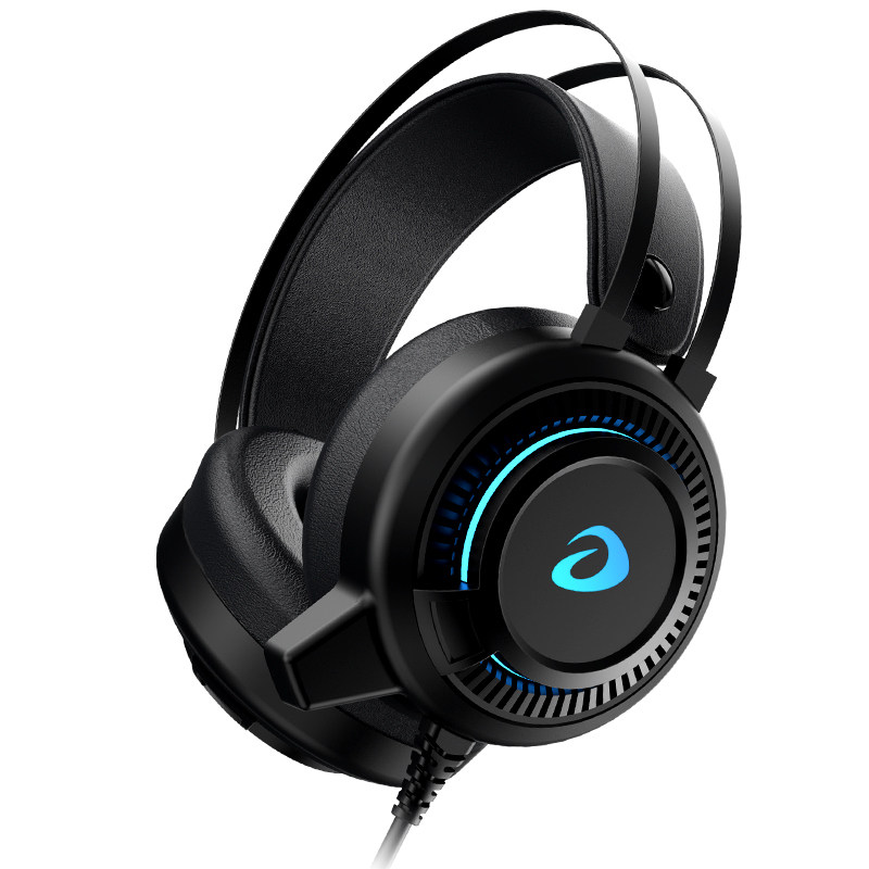 达尔优电脑耳机头戴式电竞游戏7.1声道吃鸡听声辩位手机耳麦带麦