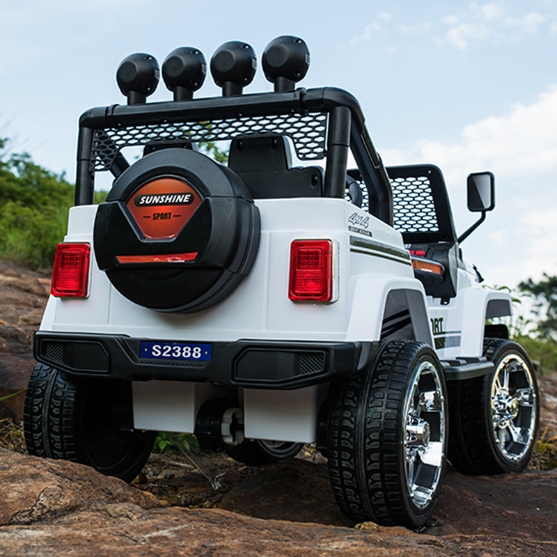儿童电动车四轮越野车可坐人四驱宝宝玩具锂电瓶汽车超大号带遥控