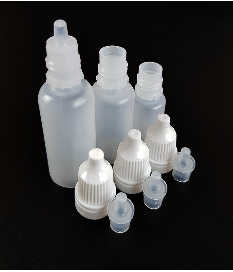 20ml小滴瓶眼剂塑料液体眼药水药水瓶尖嘴分装精油喷瓶