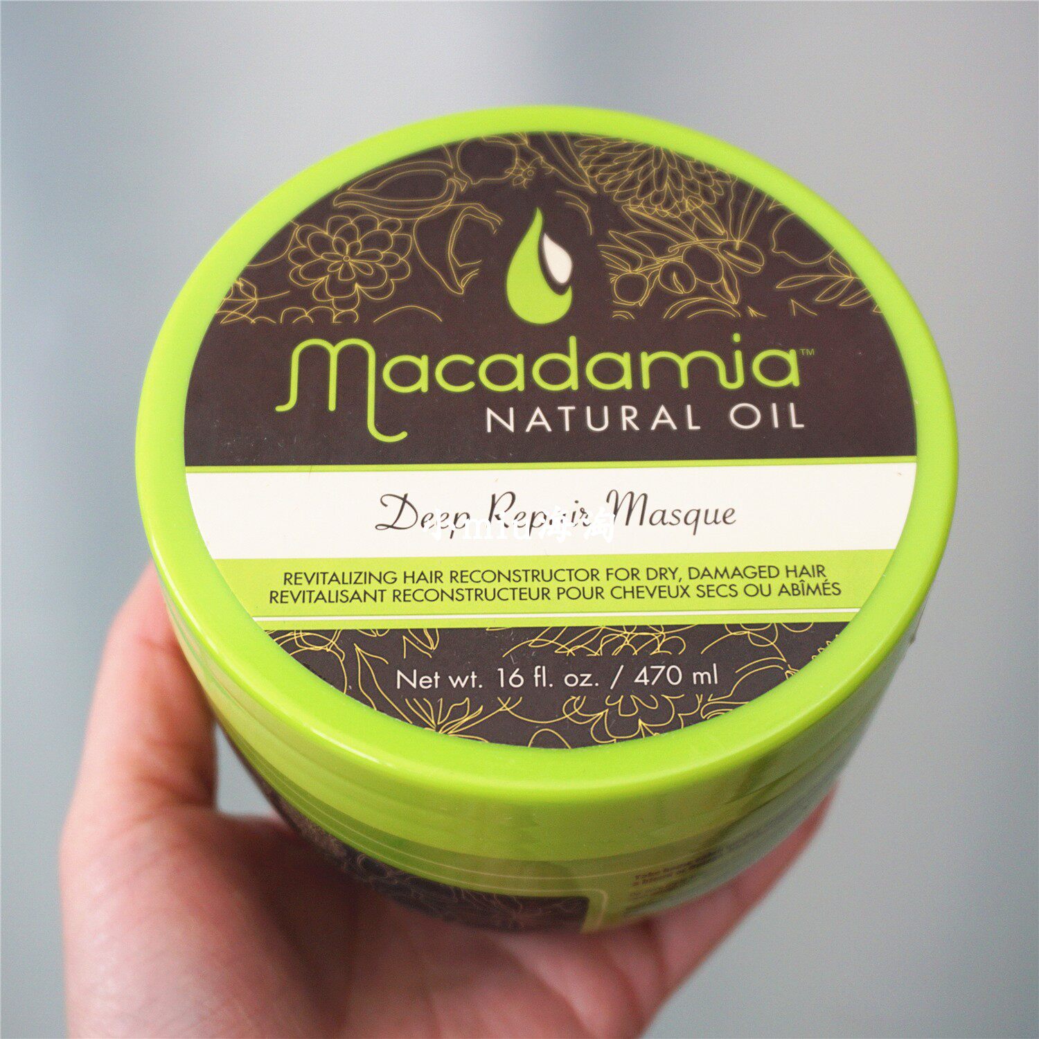 macadamianaturaloil澳洲坚果深层修复复发470ml护发发膜
