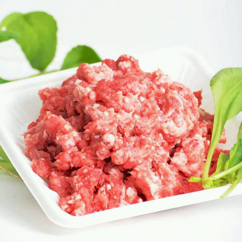 耀丰爽滑牛肉胶牛肉饼饺子面点肉馅肉丸原料生牛肉