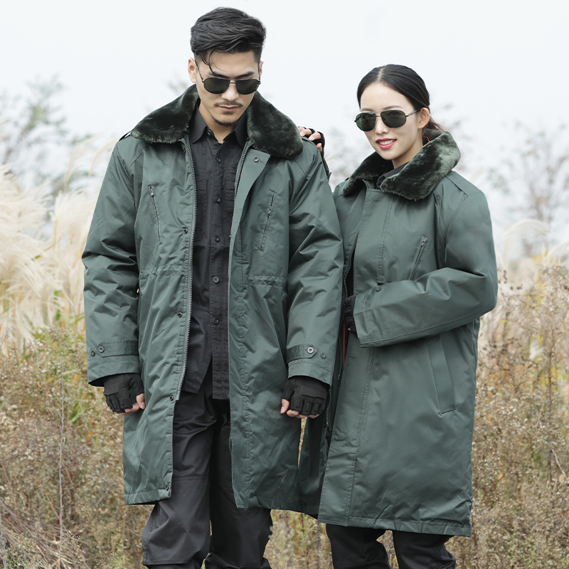 军棉大衣新款冬季加厚寒区正品作训棉衣保暖毛领棉服东北防寒大衣