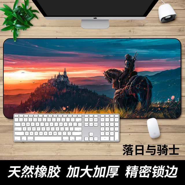 Mouse pad oversized thickened seam to increase game gaming cartoon anime girl cute home creative table mat Mouse pad oversized thickened seam to increase game gaming cartoon anime girl cute home creative table mat