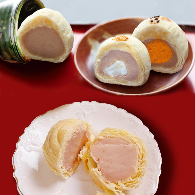 台湾美食特产传统糕点手工点心阿聪师蛋黄芋头传统中式糕点