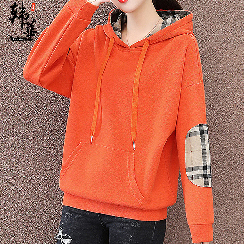 卫衣女士2022新款春秋薄款宽松连帽四十岁洋气减龄2022早春装上衣