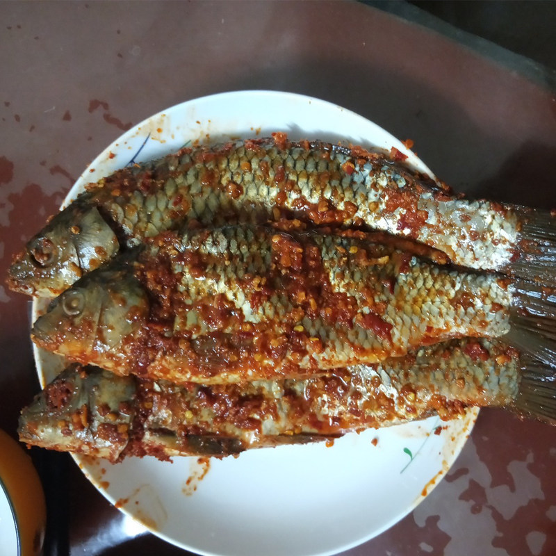 腌制酸鱼广西融水县苗乡三江侗乡农家特色杆洞鱼干