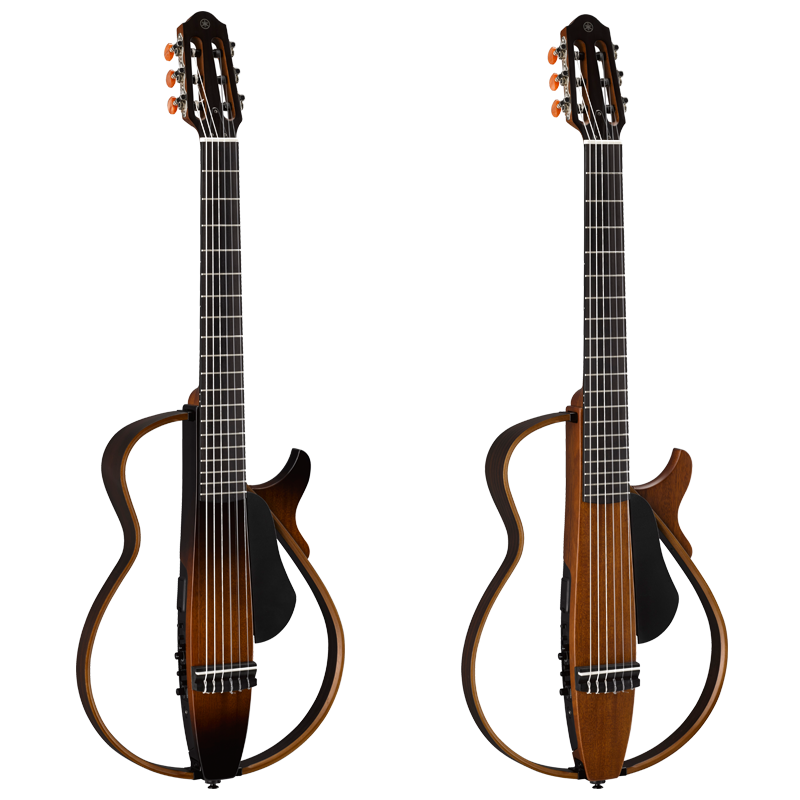 吉他yamaha雅马哈静音slg200n古典slg200s民谣便携木吉吉他民谣吉他