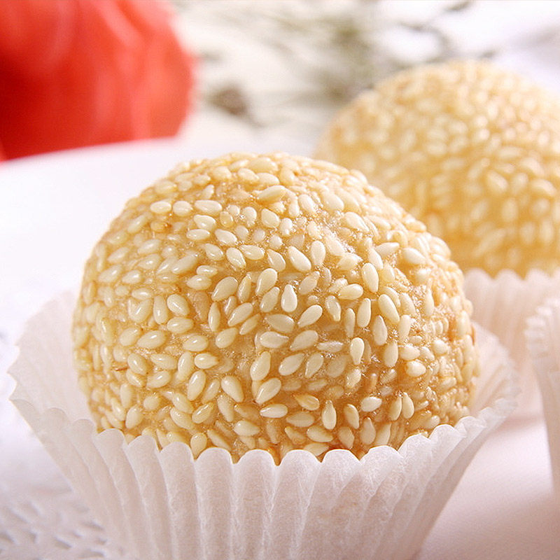 思念芝麻球千味央厨芝麻球260g*4袋 油炸早餐豆沙馅麻圆早点速冻