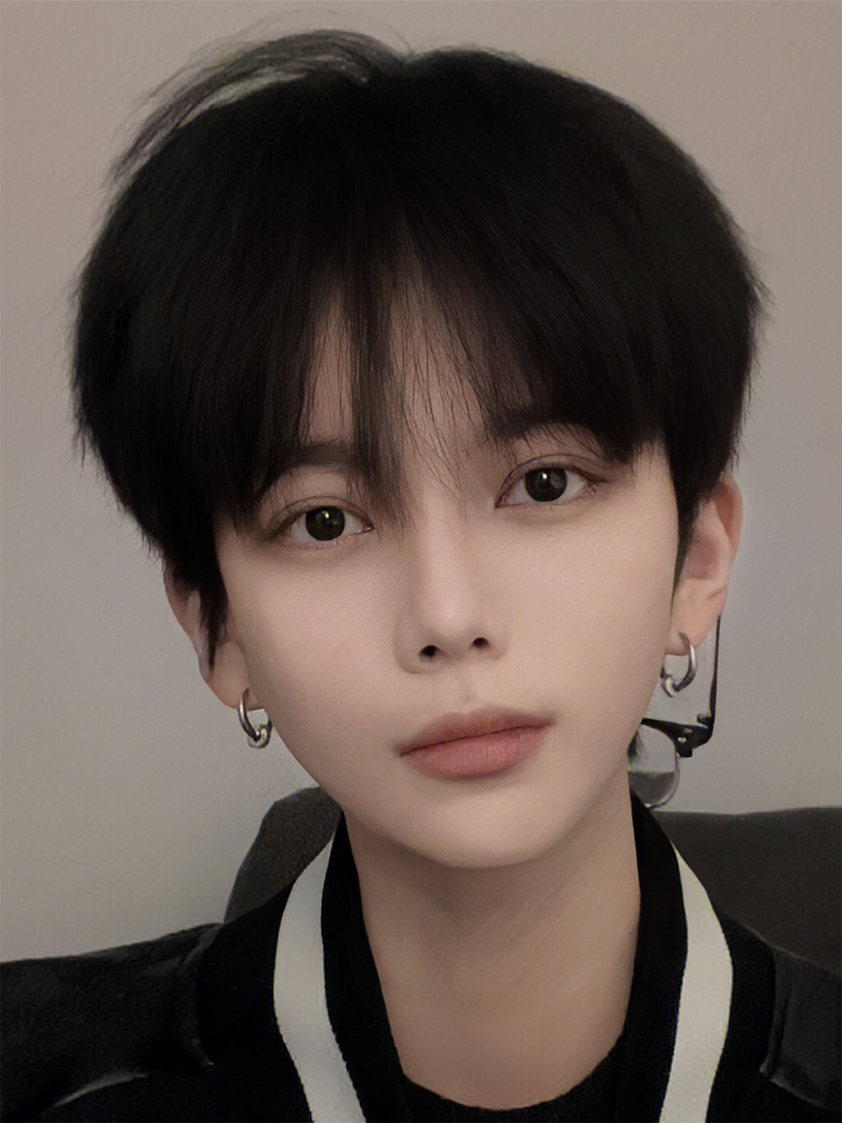 假发男韩系短直发中性帅气刘海拍照百搭道具日常整顶假发