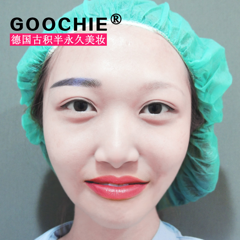 古积色料纹绣野生线条植物纹眉部眼线美瞳线用化妆