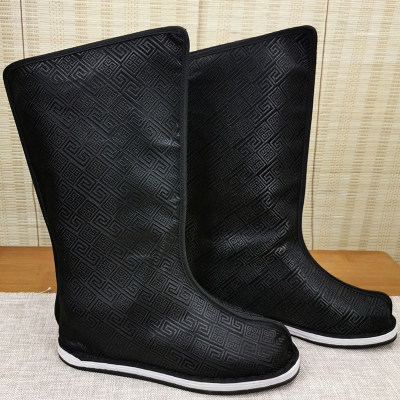 古装增高手工千层靴子cos汉服戏曲男女中式古典舞鞋