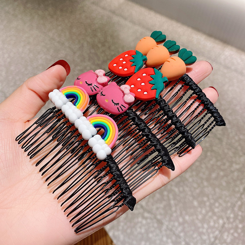 儿童发梳碎发整理头饰插梳