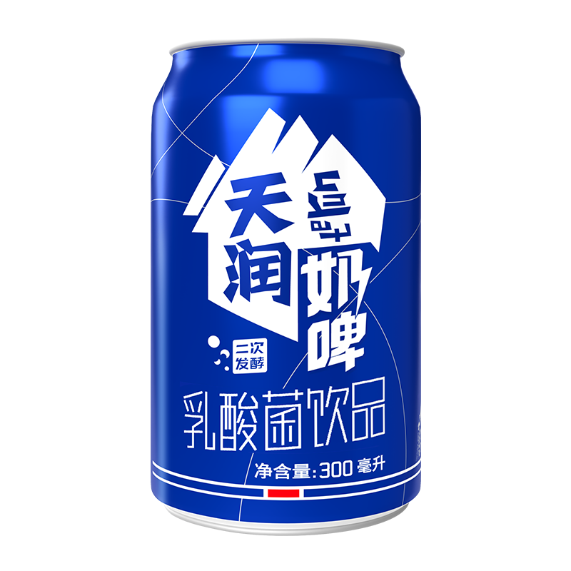 天润奶啤terun新疆300ml12瓶罐装乳酸菌饮品12罐含乳饮料