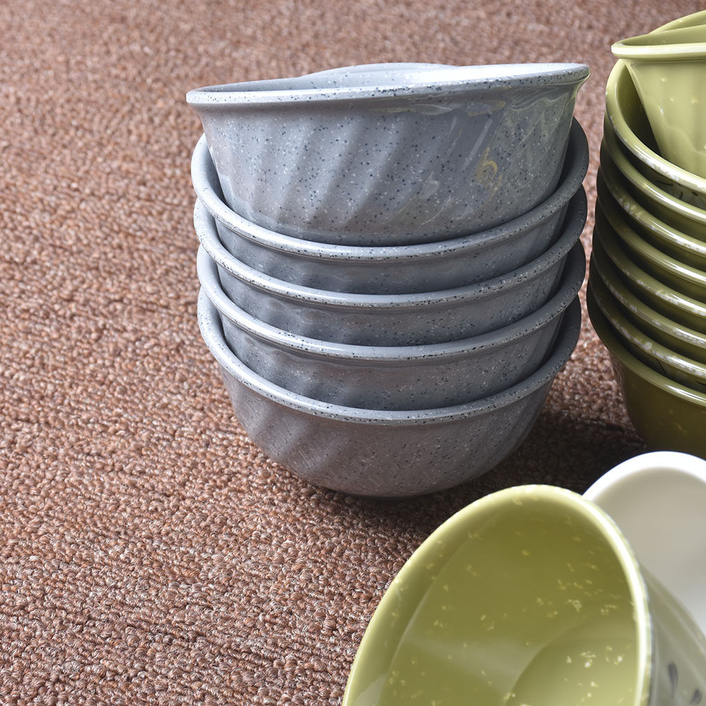 饭碗密胺仿瓷汤米中式快餐店食堂饭店防摔塑料碗