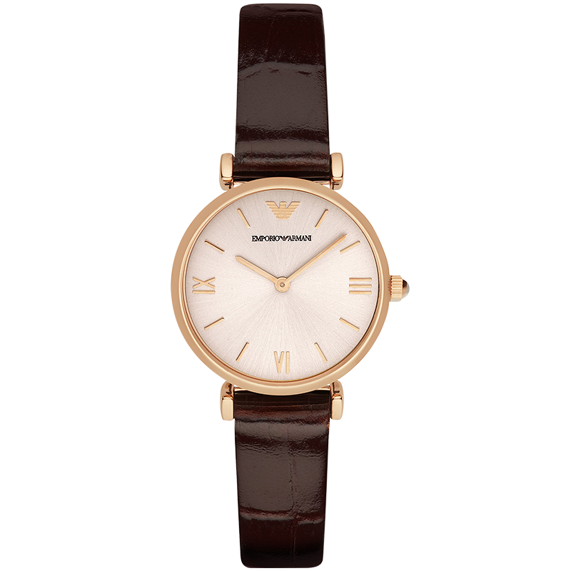 官方armani阿玛尼正品时尚女表小巧防水石英表ar1911欧美腕表