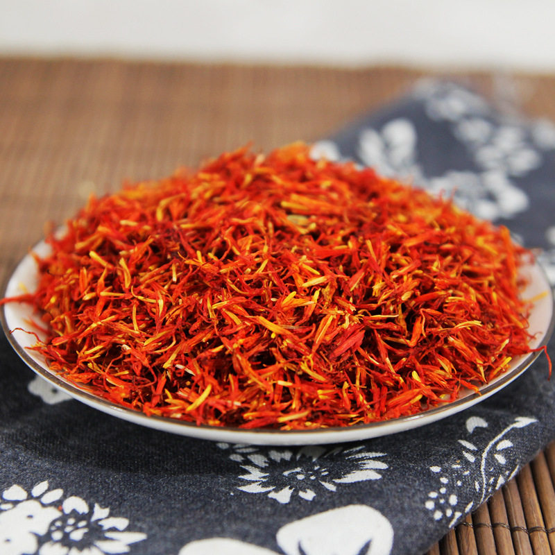 红花北京同仁堂中药材正品新疆100克38元包邮红花