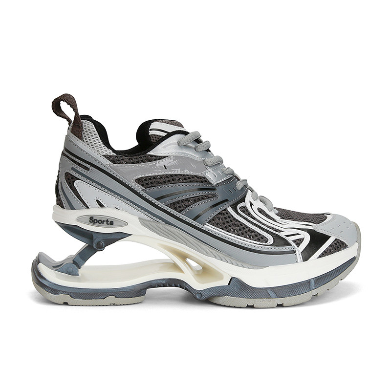 巴黎弹簧鞋女2022秋冬新款悬浮厚底增高爆款时尚休闲鞋