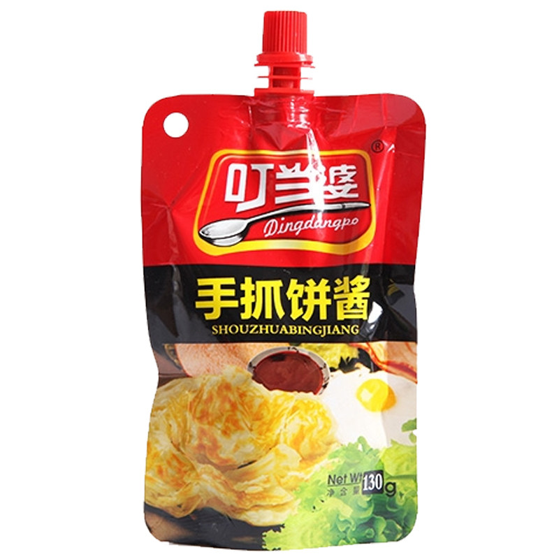 叮当婆手抓饼130g原味果子酱料黄豆番茄酱成品酱类调料