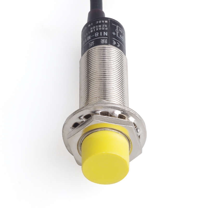 m18电感感应器接近开关传感器ni8-m18-an6x常开三线耐高温npn感应开关
