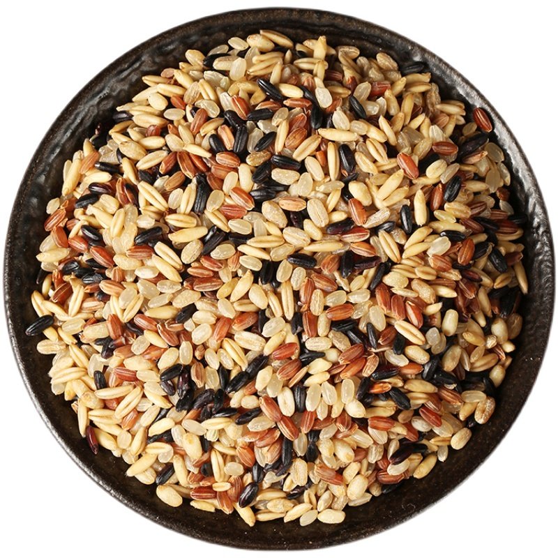 糙米五色新米5斤东北五谷杂粮红米黑米米饭粗粮糙米