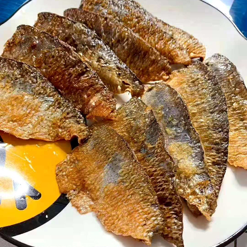 丹东特产野生海鲫鱼新鲜腌制去头去刺饭店烧烤比目鱼