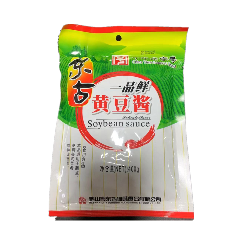 东古一品鲜黄豆酱400gx10袋装正品东古大酱豆瓣酱调味酱