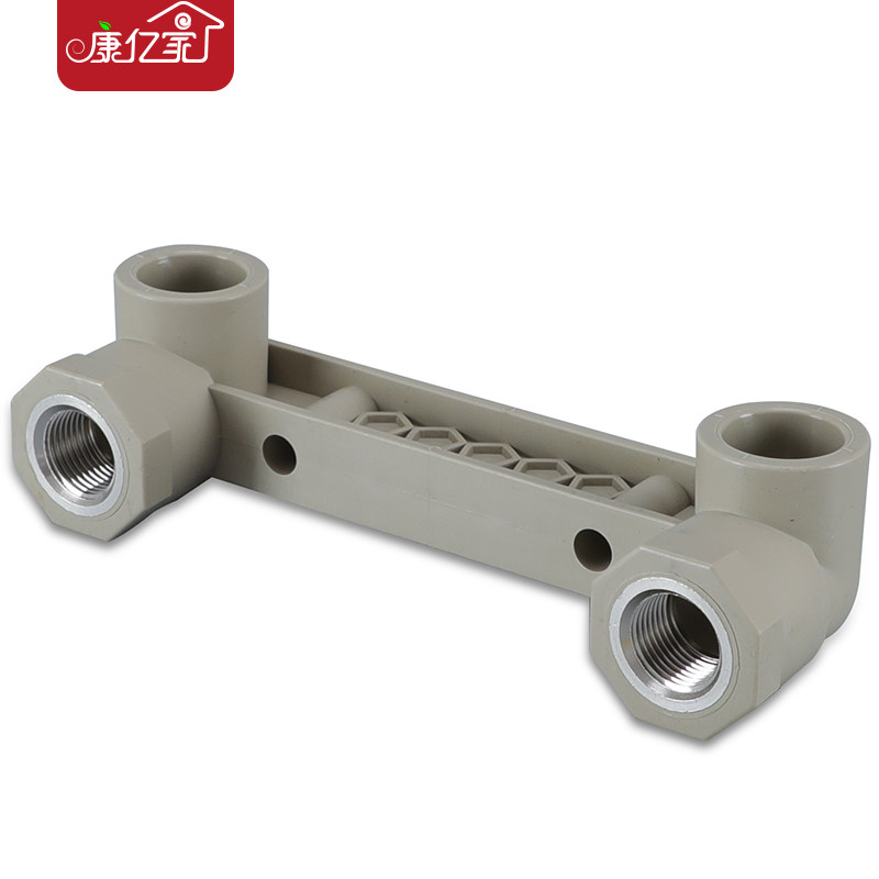 lesso/联塑 ppr双联座内丝弯头 冷热水管接头配件管件内螺纹弯头